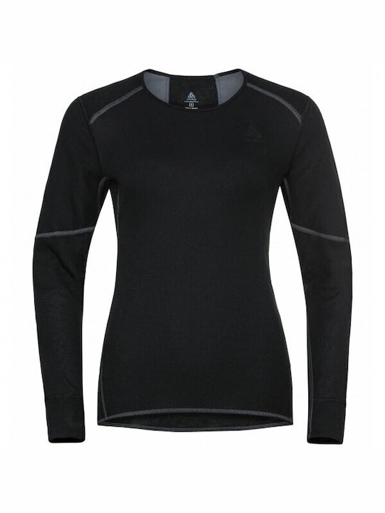 Odlo X-Warm Eco Γυναικεία Ισοθερμική Μακρυμάνικη Μπλούζα Μαύρη