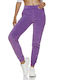 Bodymove Women's Jogger Sweatpants Purple Velvet