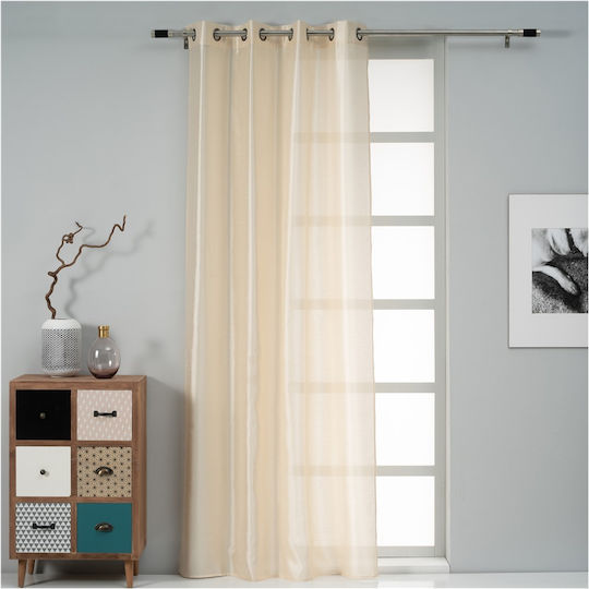 Artisti Italiani Curtain with Ecru Grommets 140x260cm