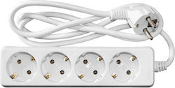 Transmedia 27073 4-Socket Power Strip with 3m Cable Transmedia 27073 4-Socket Power Strip with 3m Cable