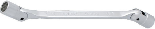 Unior Doppelter Polygon-Schlüssel Gebogen Einstellbar Größe 8x10mm