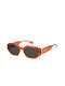 Polaroid Sonnenbrillen mit Orange Rahmen und Gray Polarisiert Linse PLD6189/S L7Q/M9
