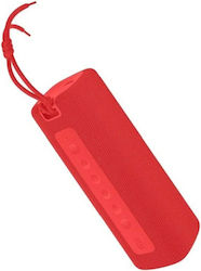 Xiaomi Mi Portable Αδιάβροχο Ηχείο Bluetooth 16W με Διάρκεια Μπαταρίας έως 13 ώρες Κόκκινο
