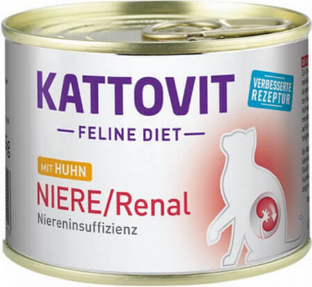 Kattovit Niere/Renal Υγρή Τροφή για Ενήλικες Γάτες σε Κονσέρβα με Κοτόπουλο 85gr