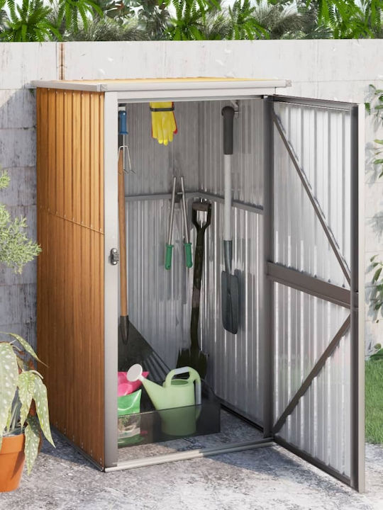 Metallische Gartenhaus Galvanisiert Braune Läng...