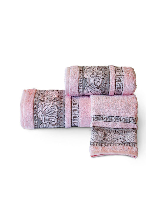 SB Home Кърпа за ръце Matteo 30x50см. Розов Тегло 460гр/кв.м