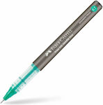 Faber-Castell Free Ink Roller Μυτη Pen Rollerball 0.7mm with Green Ink