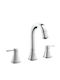 Grohe Grandera Μπαταρία Νιπτήρα Ασημί