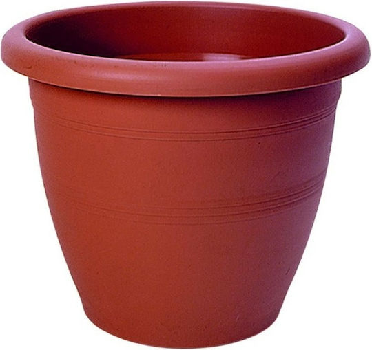 Cyclops Pot Plastic Terracotta 29x29x22cm.