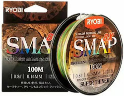 Ryobi Smap x8 Нишка за риболов 100м / 0.15мм
