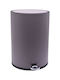 Cyclops Fossil Plastic Toilet Bin with Soft Close Lid 6lt Brown