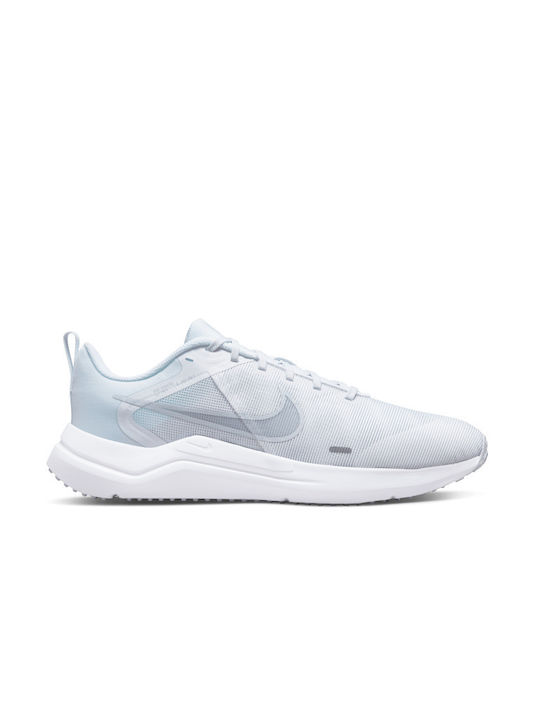Nike Downshifter 12 Ανδρικά Αθλητικά Παπούτσια Running White / Pure Platinum