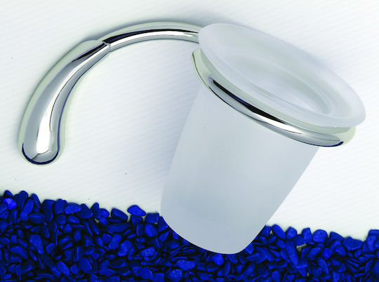 Gloria 13-8206 Glass Cup Holder Wall Mounted Transparent