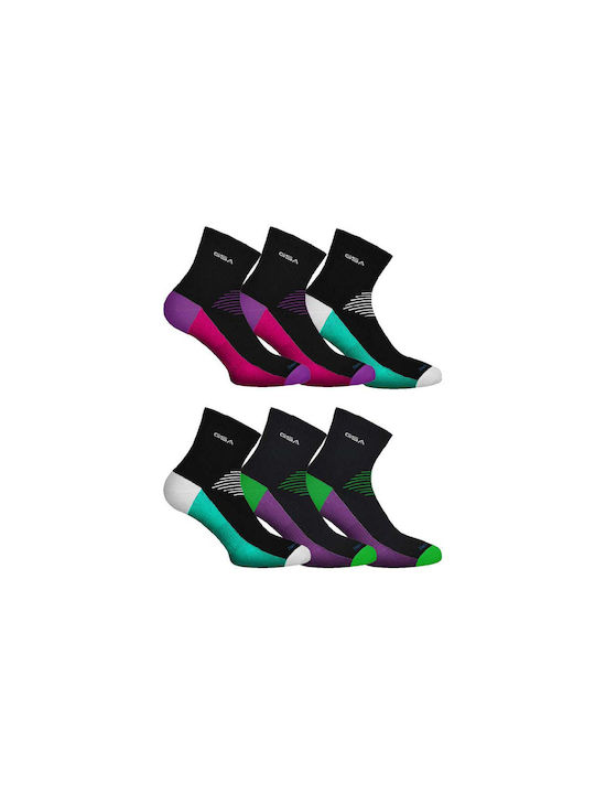 GSA Hydro+ 6406 Αθλητικές Κάλτσες Πολύχρωμες 6 Ζεύγη