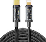 Joyroom S-CL020A20 Braided USB-C to Lightning Cable 20W Μαύρο 2m