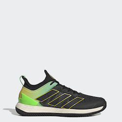 Adidas Adizero Ubersonic 4 Ανδρικά Παπούτσια Τένις για Χωμάτινα Γήπεδα Core Black / Beam Yellow