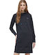 Pepe Jeans Mini Dress with Hood Black