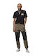 Hose Cargo in Entspannter Passform Schwarz