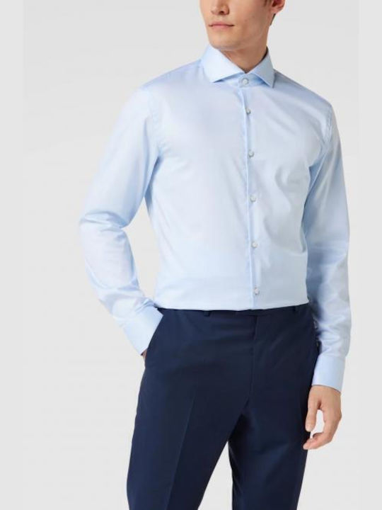 Hugo Boss Men's Shirt Long Sleeve Light Blue