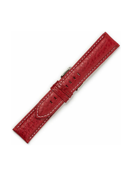 Lederriemen Rot 20mm