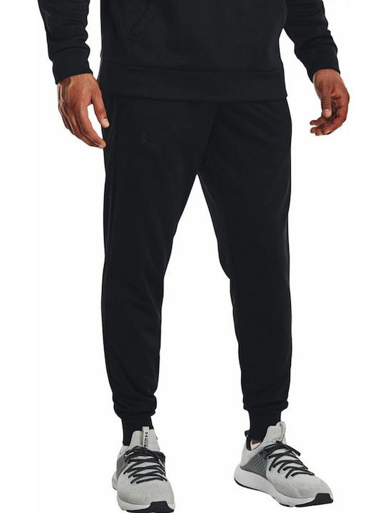 Sweatpants Glossy with Elastic Black