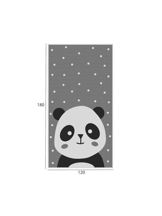 Freebox Kids Synthetic Rug Panda 120x180cm