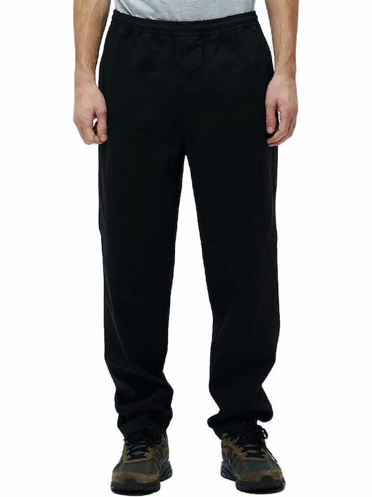 Obey Men's Trousers in Straight Line Black