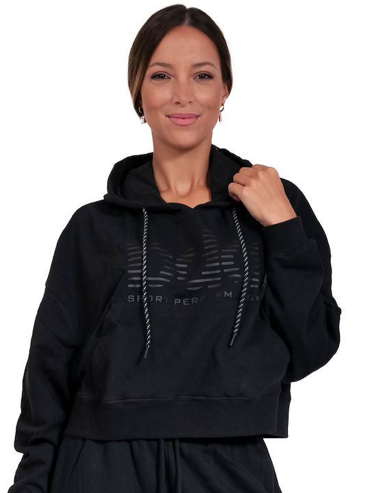 Body Action Cropped Hanorac pentru femei Cu glu...