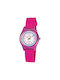 Casio Collection Kids Analog Watch with Rubber/Plastic Strap Fuchsia
