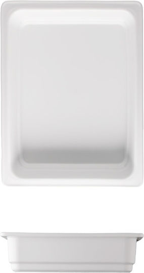 Ready Σκεύος Gastronorm Πορσελάνης GN1/2 με Βάθος 65mm