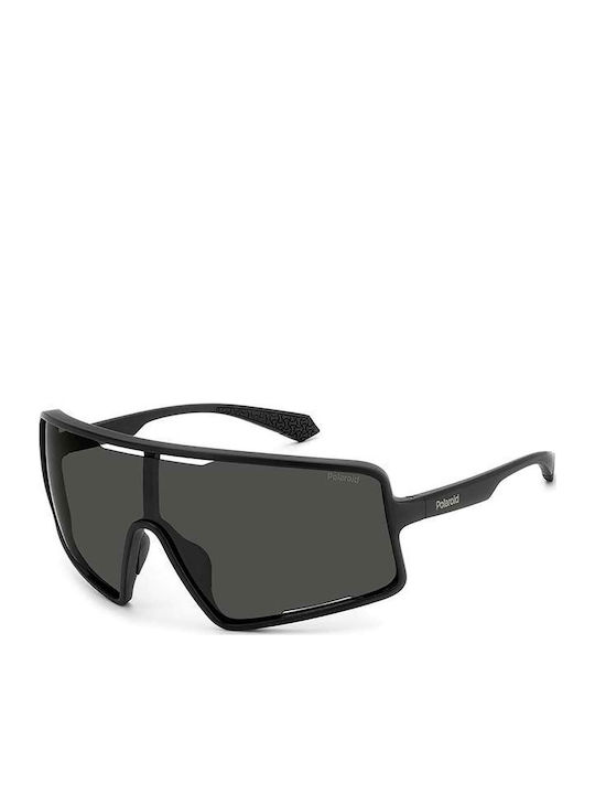 Polaroid Unisex Sunglasses with Black Plastic F...