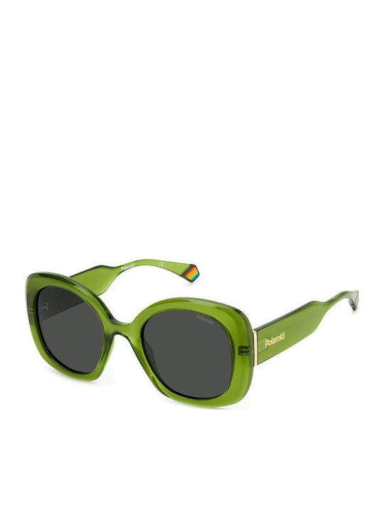 Polaroid Women's Sunglasses with Green Plastic ...