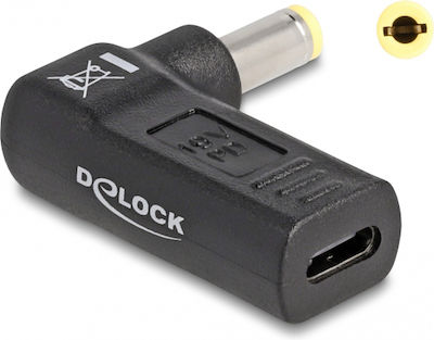 DeLock Βύσμα για Φορτιστή USB-C σε 5.5x2.5mm 90°