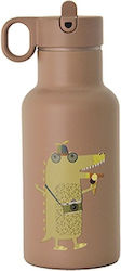 Chic Mic Cool Croco Thermos Non Spill 350ml Beige