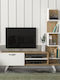 Keros Living Room TV Unit Natural L150xW30xH132cm