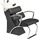 Hair Salon Sink Stationary with Black Chair M106xW59xH115cm