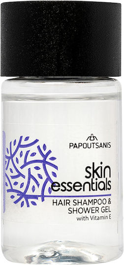 Papoutsanis Gel de dus / Șampon Hoteluri Skin Essentials 20ml în Ambalaj 50buc