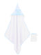 Evita Hooded Bear Light Blue