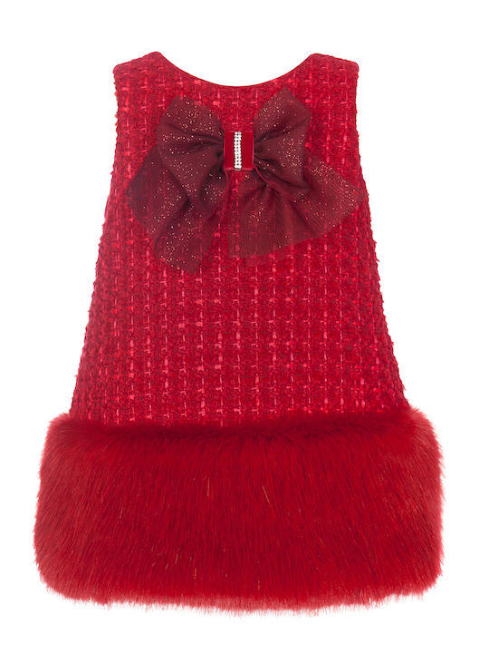 Balloon Chic Kids Dress Sleeveless Red