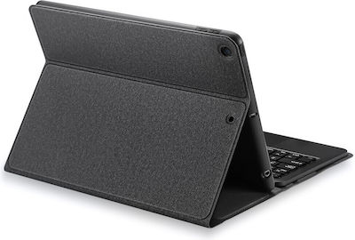 Dux Ducis Slim Flip Cover Δερματίνης με Πληκτρολόγιο Μαύρο (iPad 2019/2020/2021 10.2'')