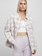 Дамско Проверено White Sand/Soft Lilac Overshirt Oversized
