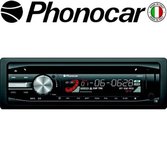 Phonocar Car Radio 1 DIN USB