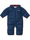 Columbia Snuggly Bunny Bunting Baby Bodysuit for Going Out Long-Sleeved Navy Blue