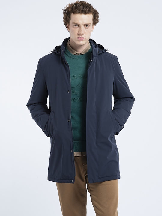 Winter Jacke Parka Marineblau