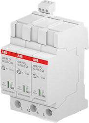 Abb Blitzschutztafel Typ T2 Dreipolig Maximale Entladungsstromstärke 40kA