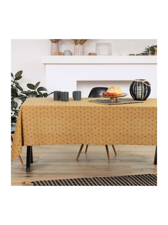 Nef-Nef Homeware Tischtuch Delilah Mustard 140x180cm 031301