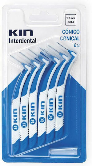 Kin Interdental Interdentalbürsten 1.3mm Blau 6Stück