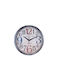 Antique Wall Clock Plastic Ecru Ø30cm