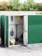 Metallische Gartenhaus Grüne M2.25xB0.89xH1.61m