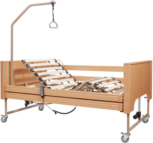 Burmeier New Dali Econ 0805070 Pat De Spital Electric Poliedru Cu Balustradă Suspensie Și Roți